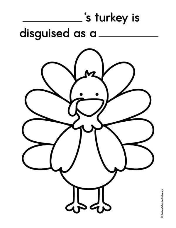 turkey printable free