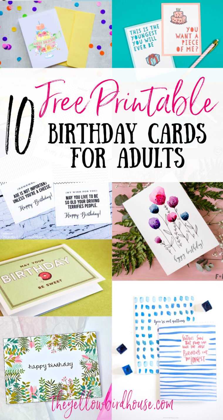 free printable happy birthday card