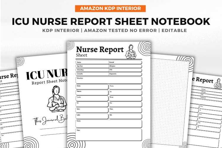 icu report sheet printable