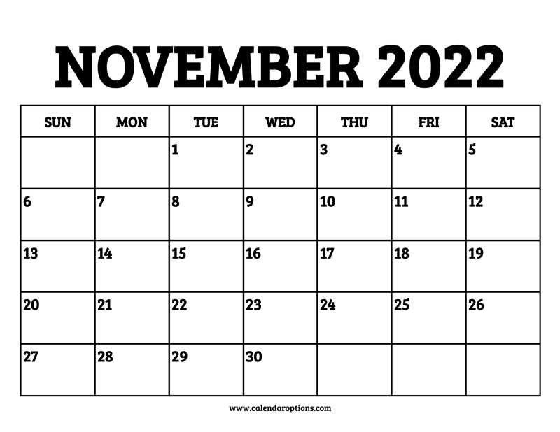 printable november cal