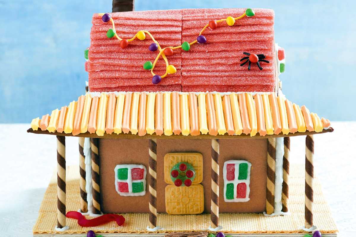 two story printable gingerbread house template