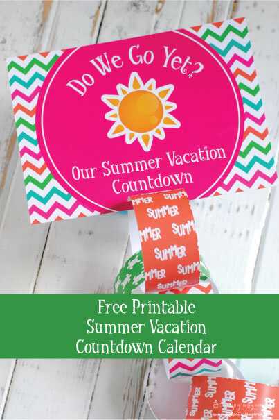 printable countdown to summer