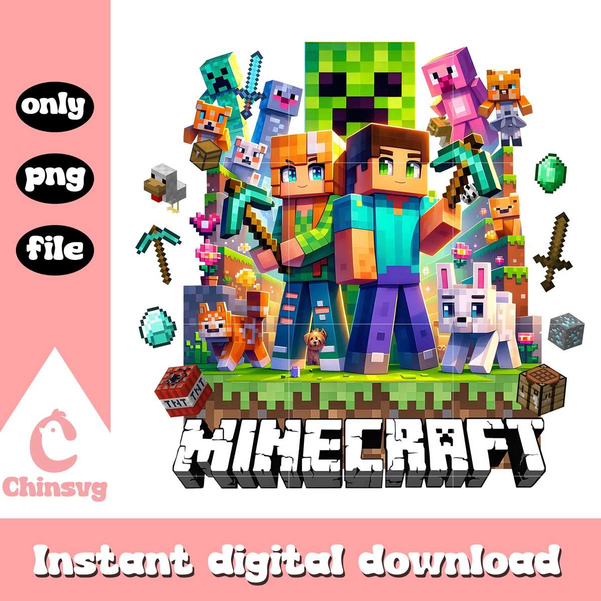 printable minecraft characters