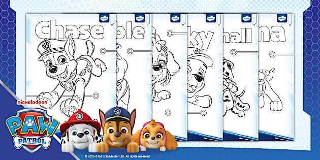 paw patrol coloring sheets printable