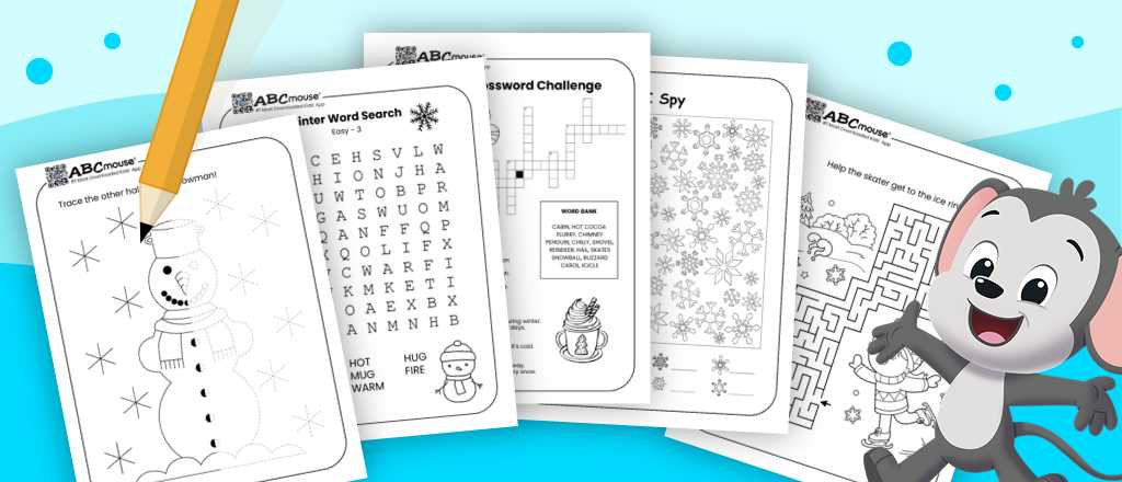 winter puzzles printable