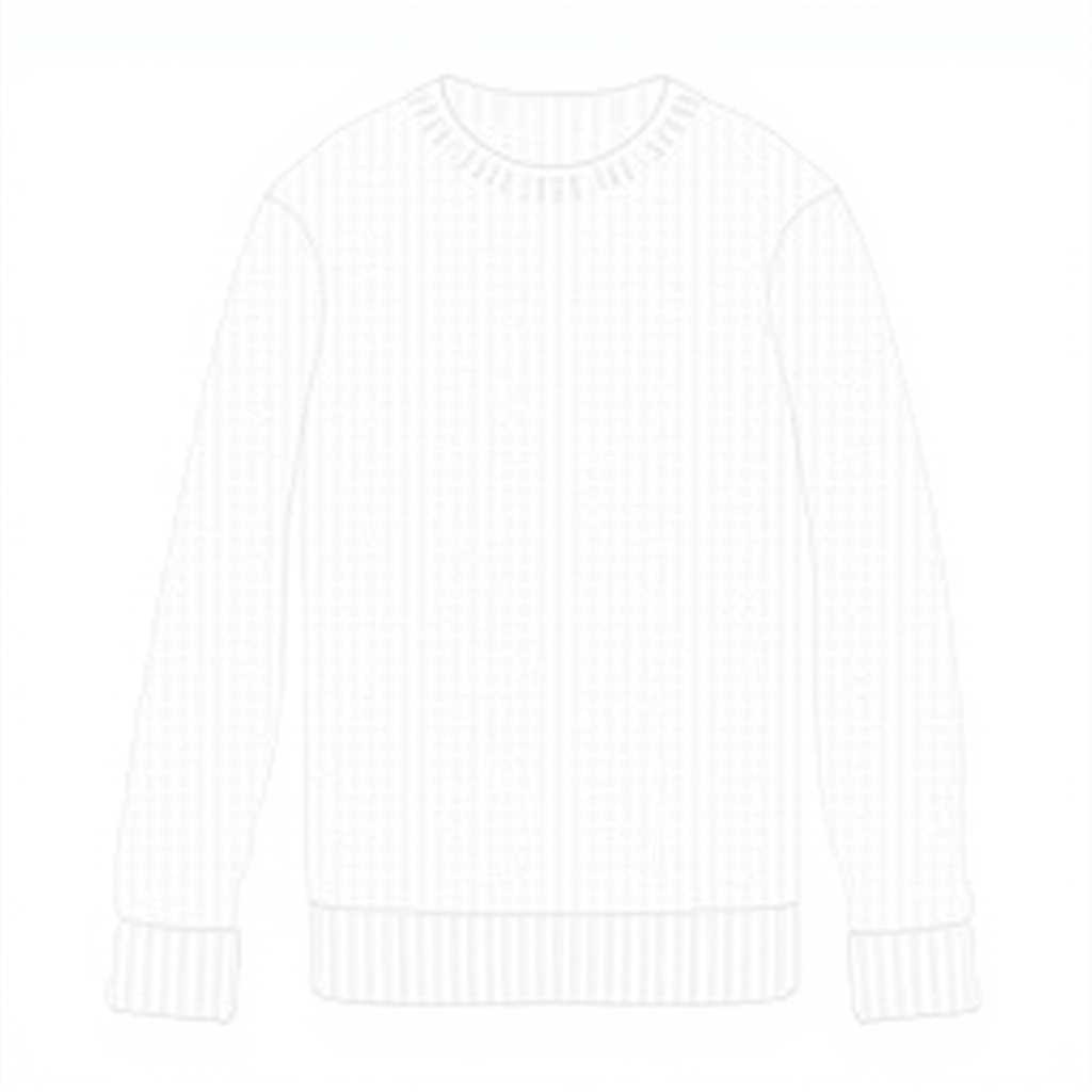 printable blank sweater template