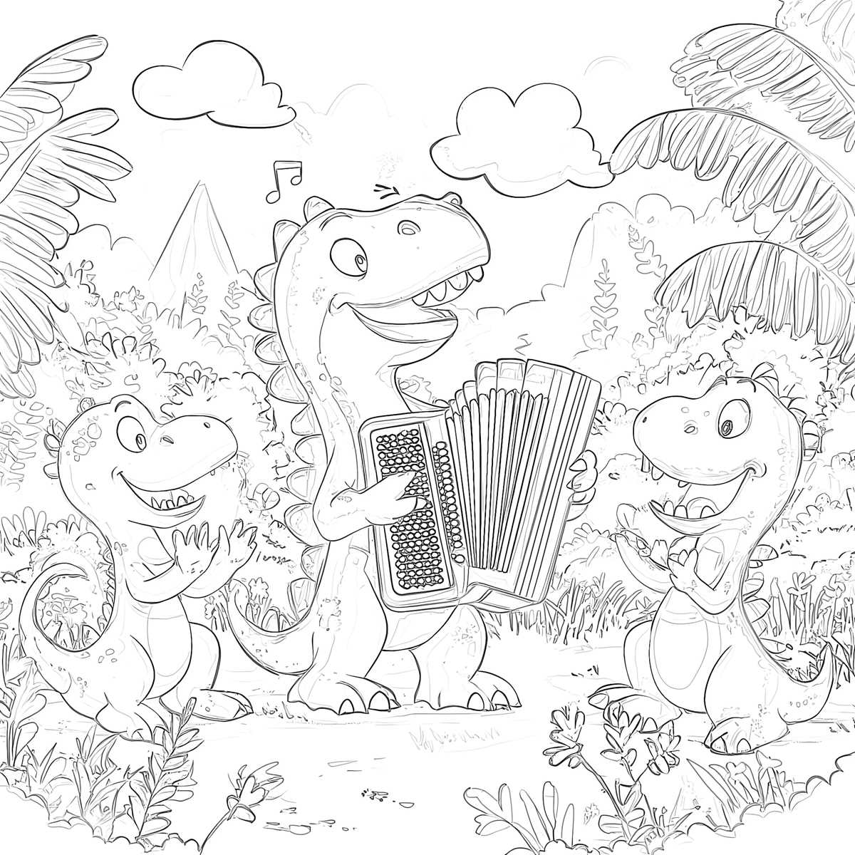 printable dinosaur coloring book