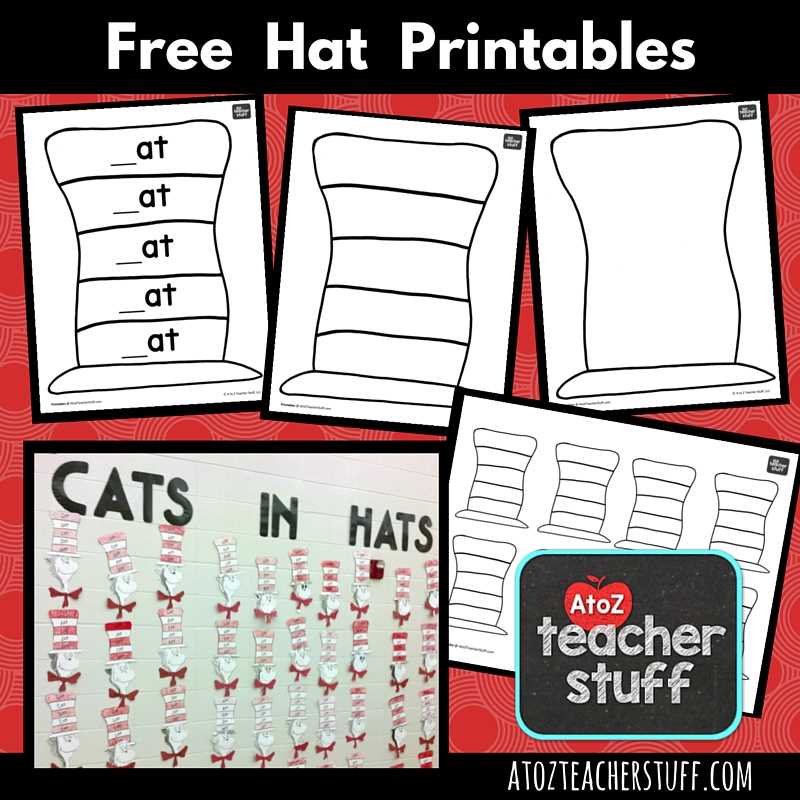 free cat in the hat printables