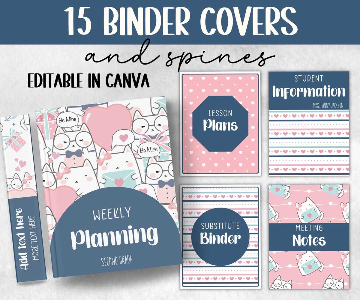 free binder cover templates printable