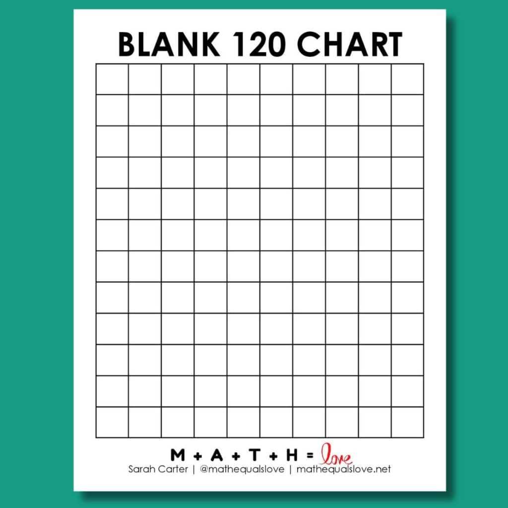 120 chart printable free