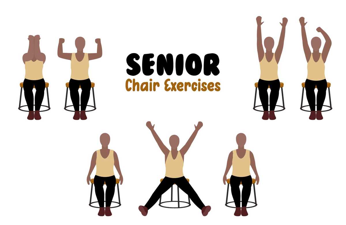 chair exercises for seniors free printable