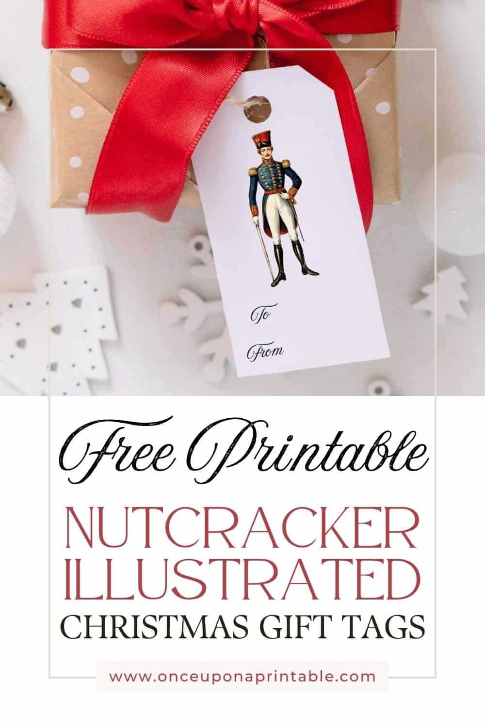 nutcracker gift tags printable