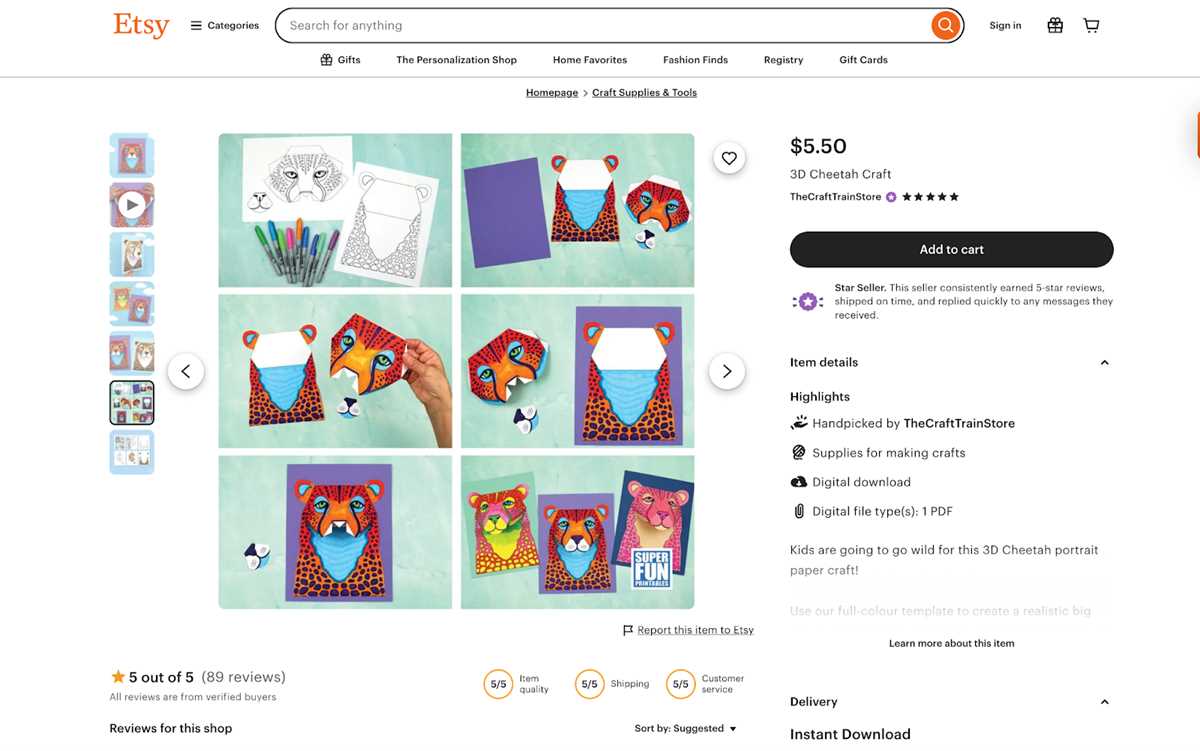 sell printables online