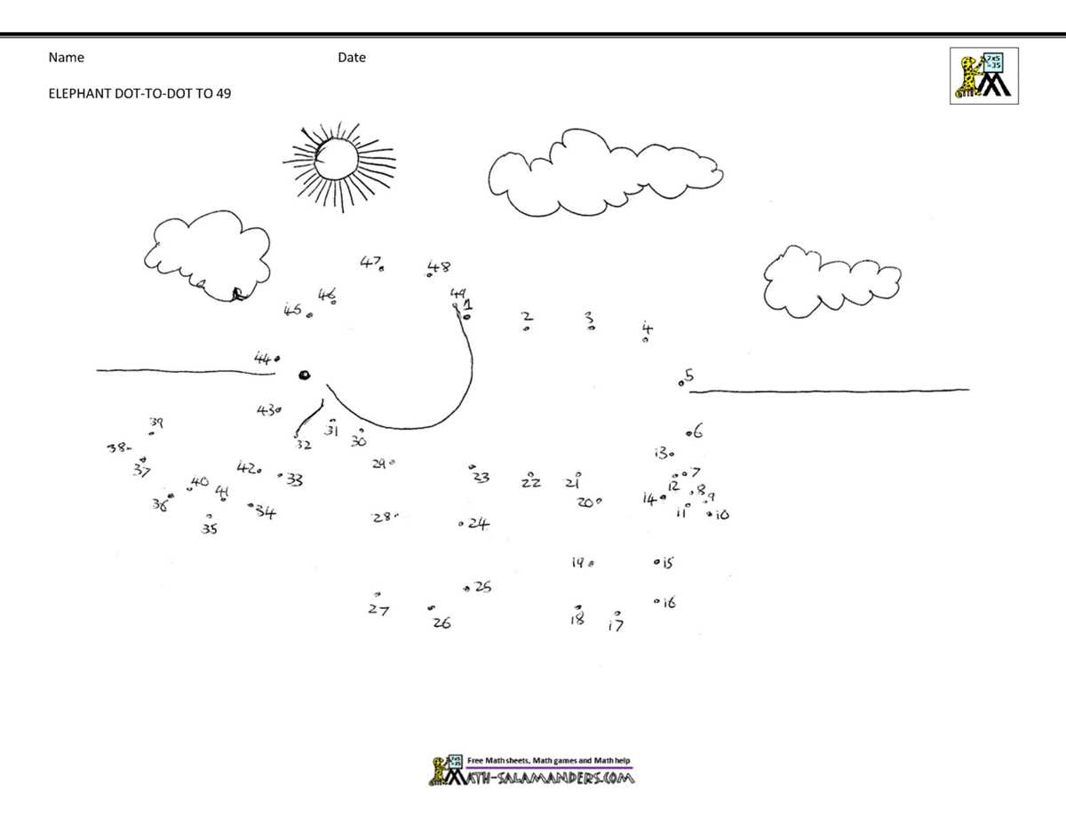 printable dot to dot difficult