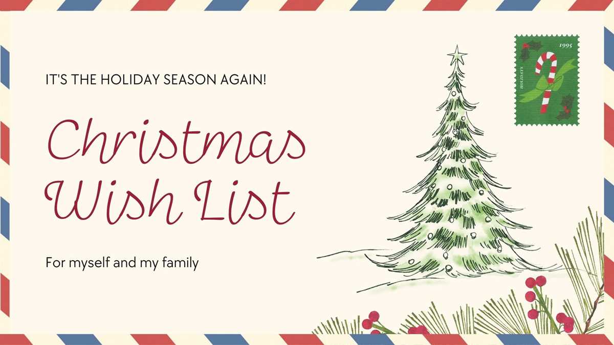 free printable christmas lists