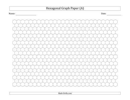 printable hex grid