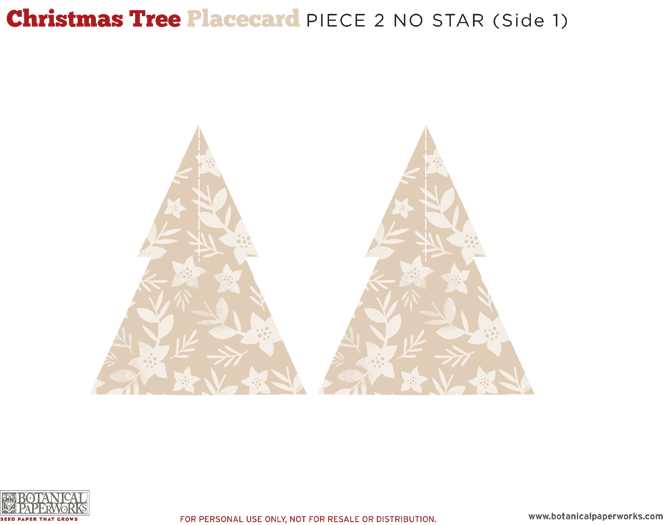 free printable christmas place cards