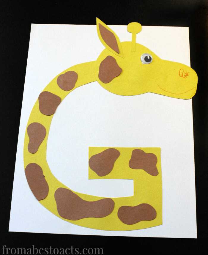 printable letter g crafts