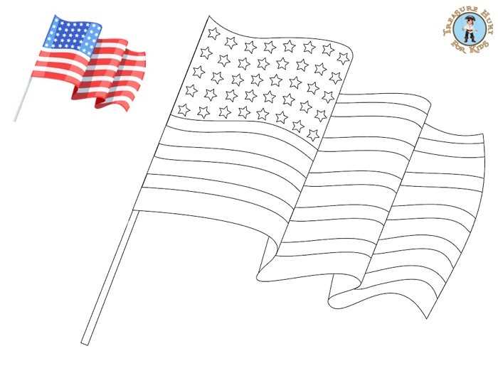 american flag printables
