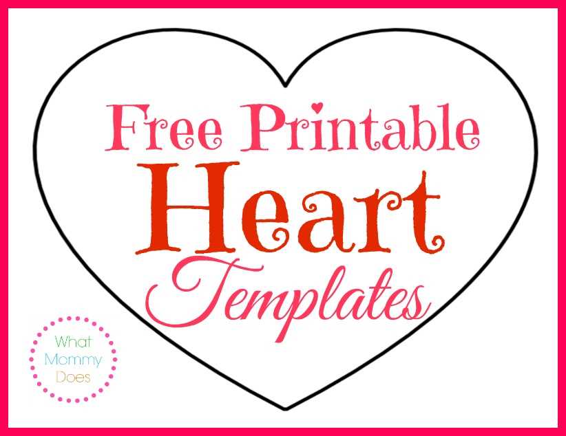 hearts to cut out printable