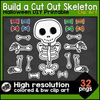 free skeleton printable
