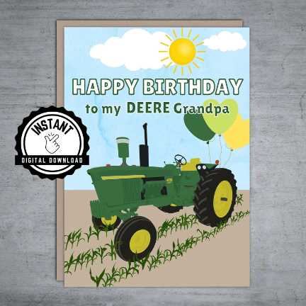 birthday card for grandpa printable
