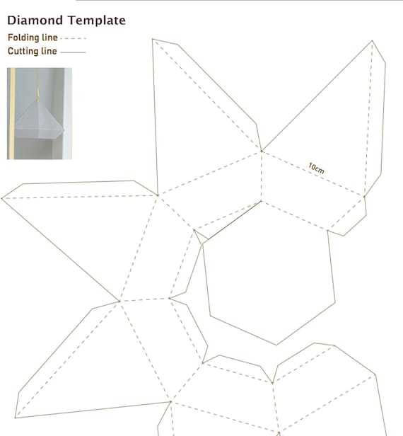 diamond template printable