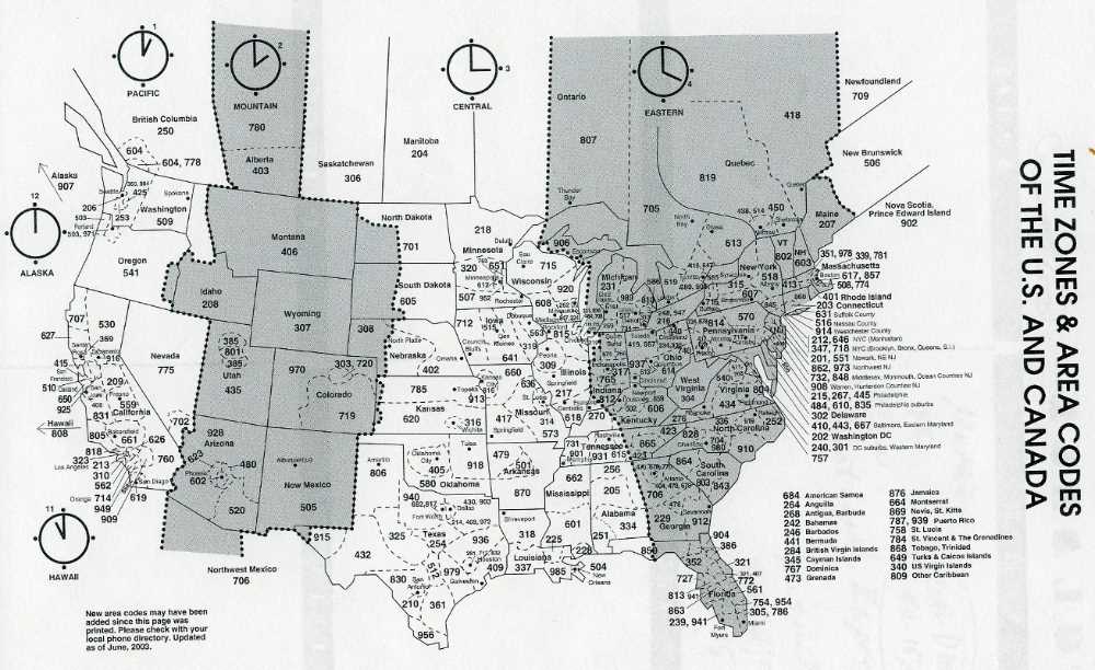 united states time zone map printable
