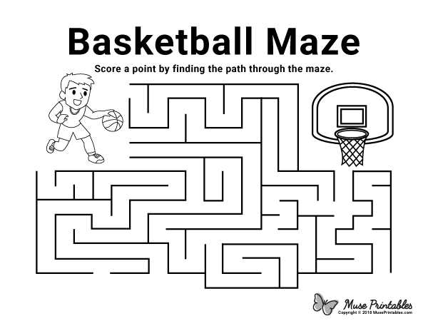 maze printable free