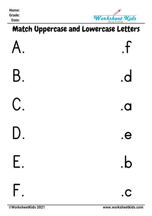 uppercase and lowercase alphabet printables