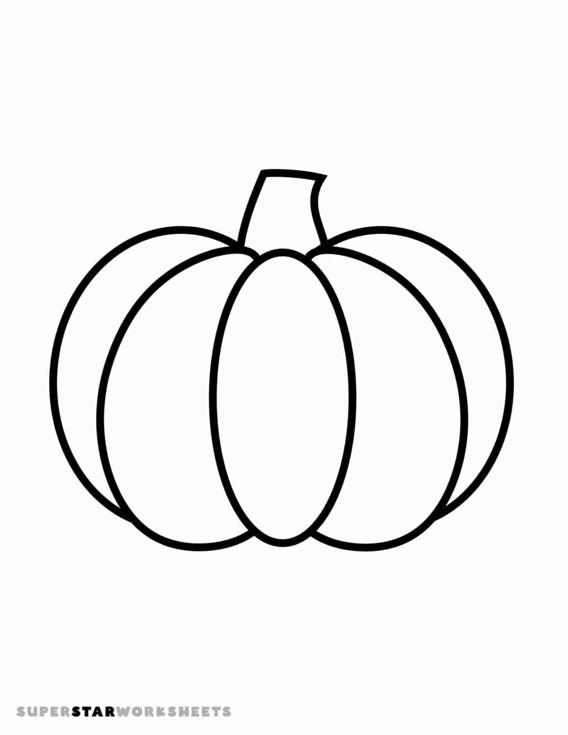 free printable pumpkin pictures to color