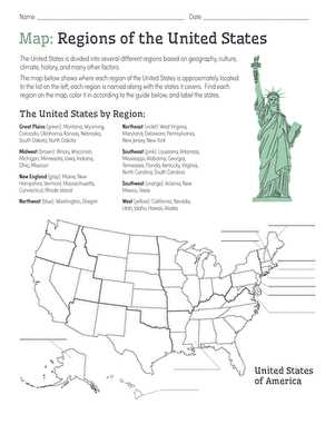 us regions map printable