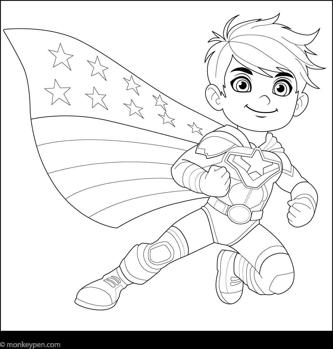 super hero coloring pages free printable