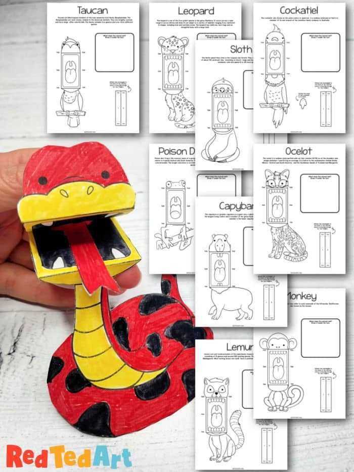 free jungle animal printables