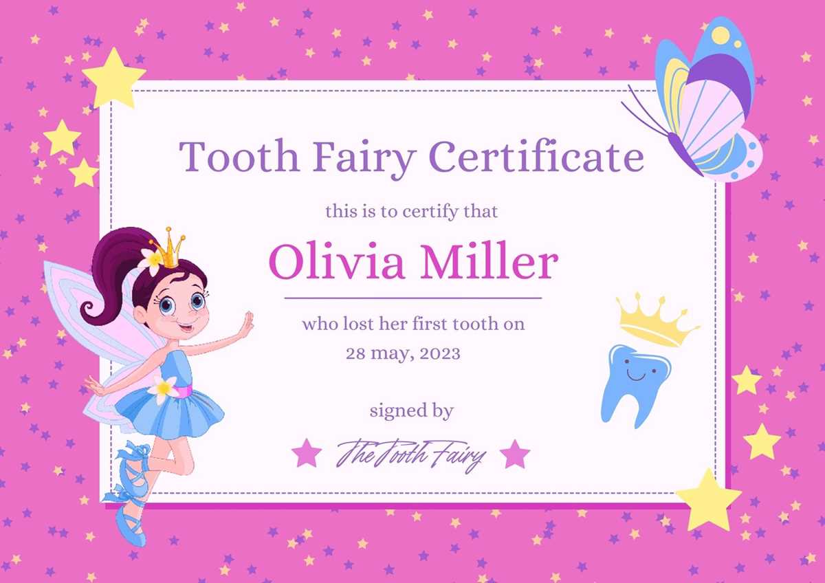 letter from tooth fairy printable