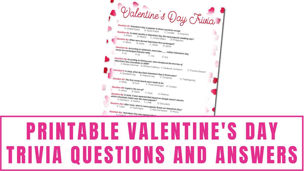 valentines day trivia questions and answers printable