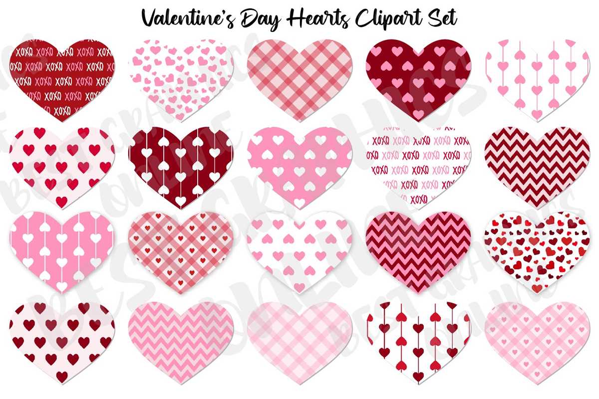 valentines hearts printable