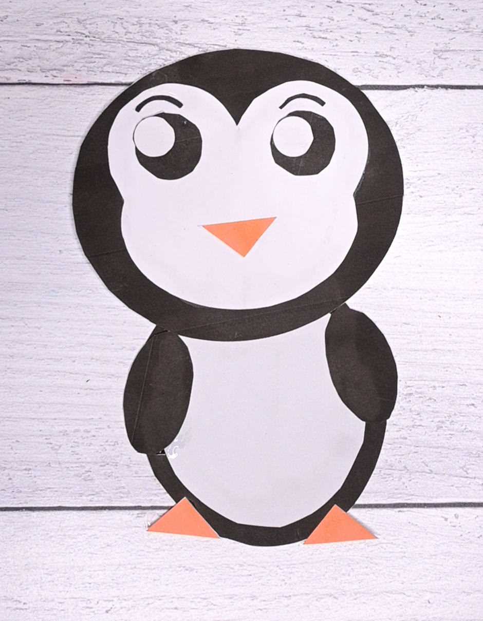 printable cut out penguin template