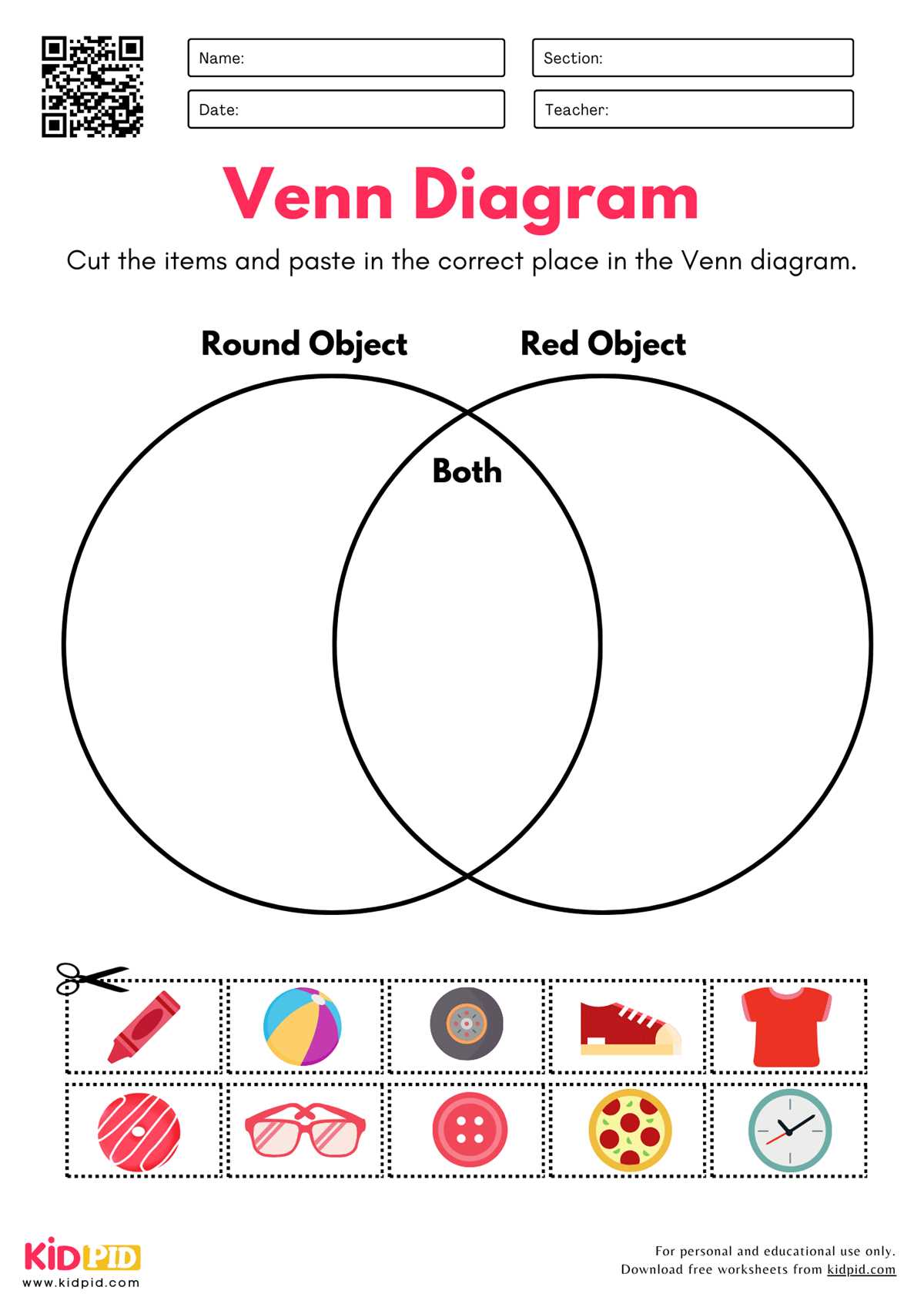 venn diagram printable free