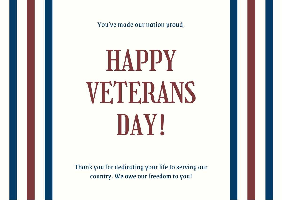 veterans day cards printable free