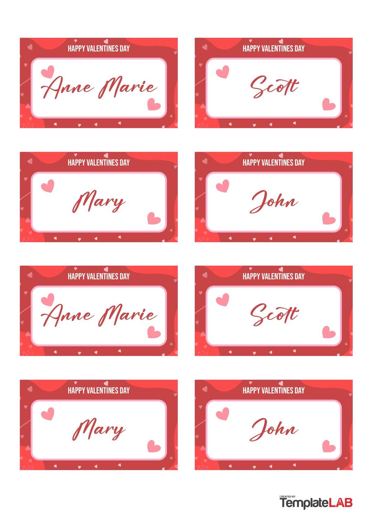name tag free printable