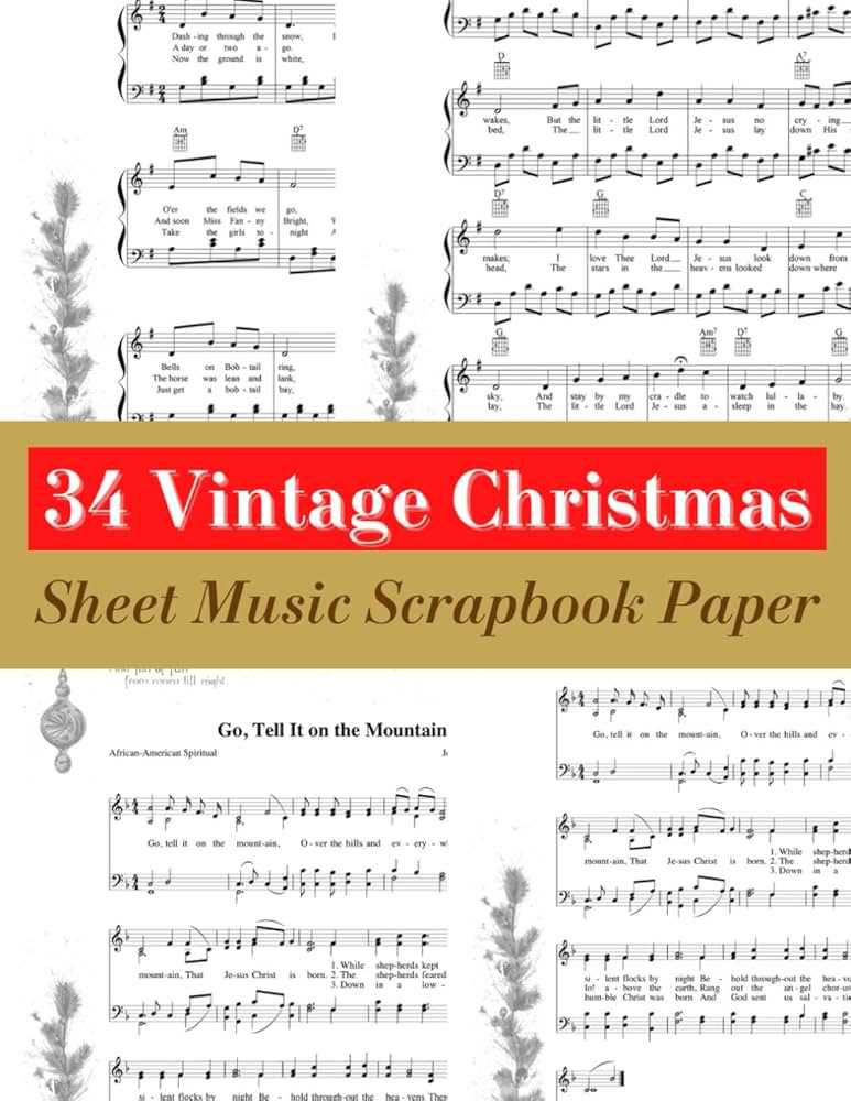 vintage christmas sheet music printable free