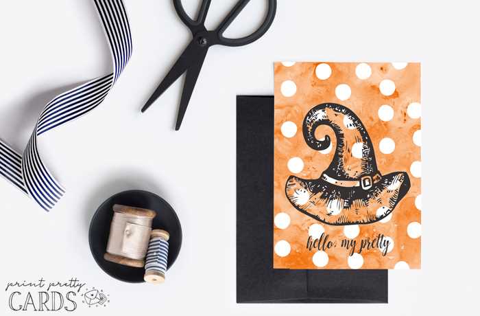 vintage halloween cards printable