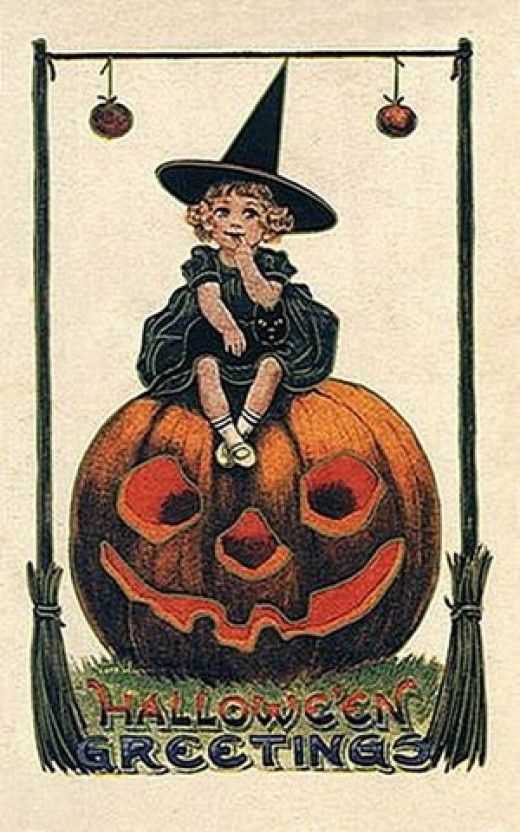 vintage halloween cards printable