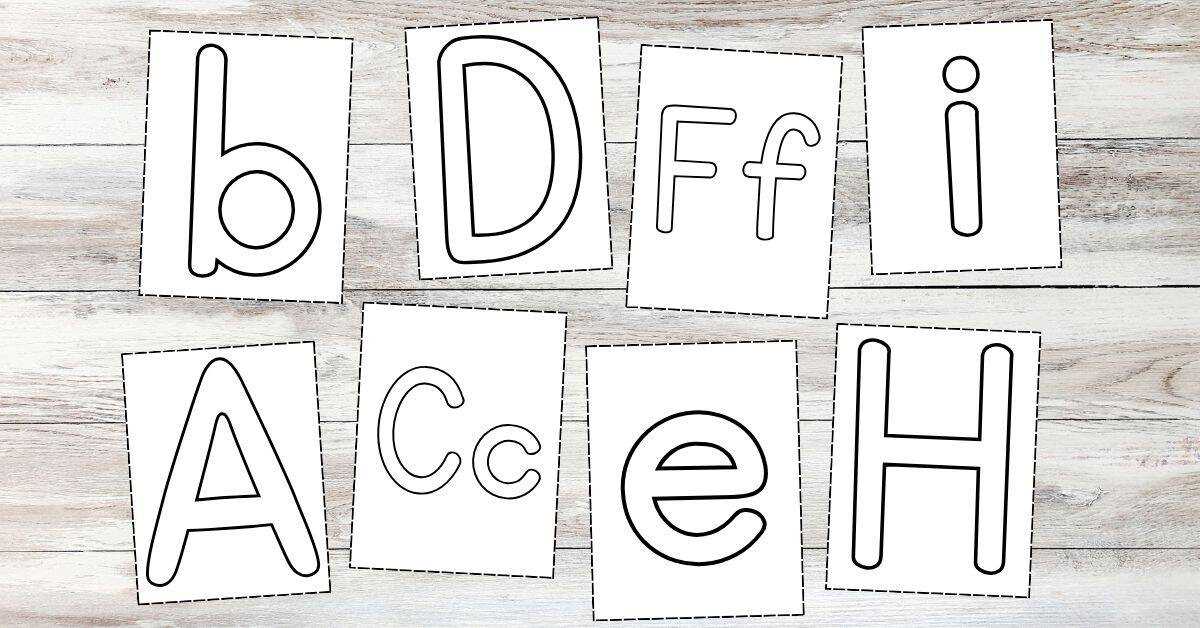 alphabet printable sheets