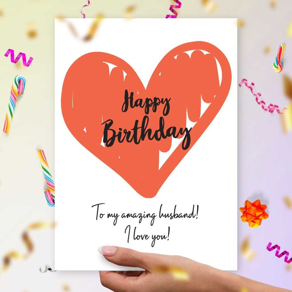 printable birthday cards husband