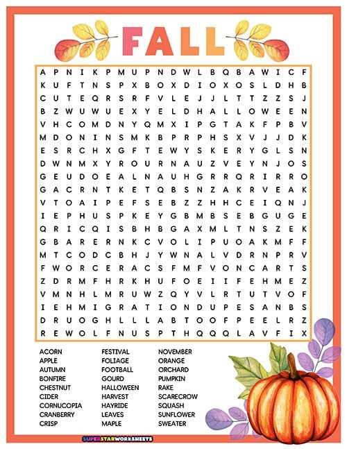 word search free printables