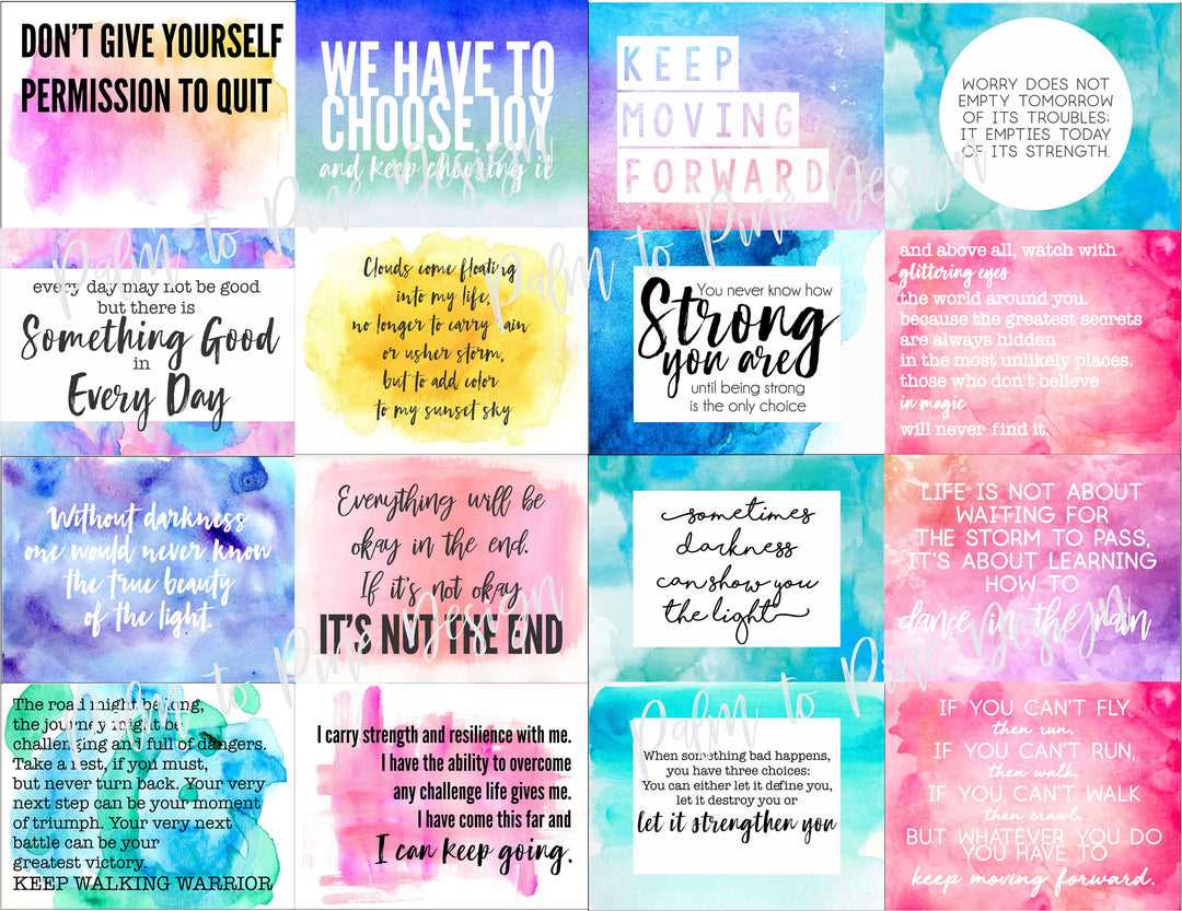 motivational cards printable