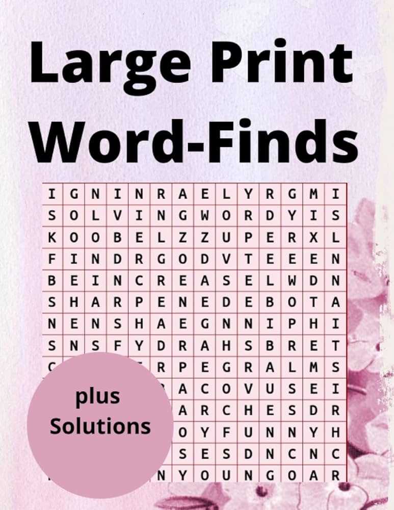 word search printable for adults