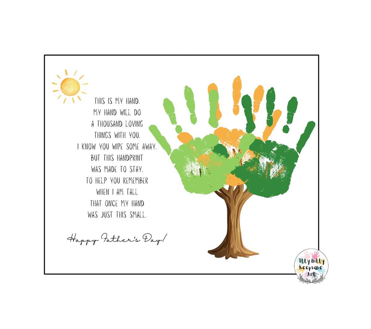 fathers day handprint printables